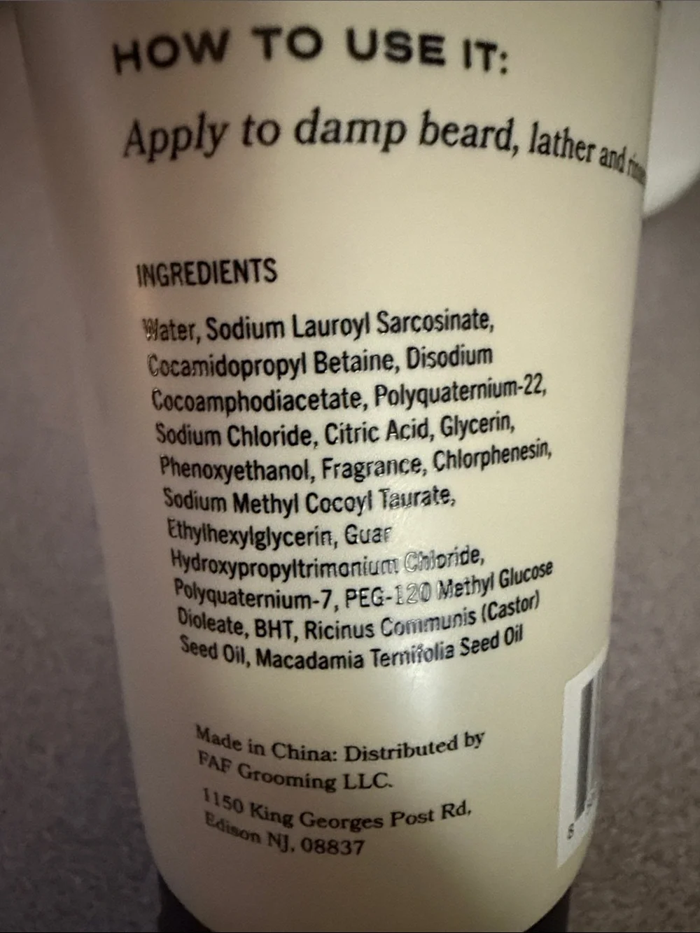 Would Grooming Beard Wash Conditioner 5 oz